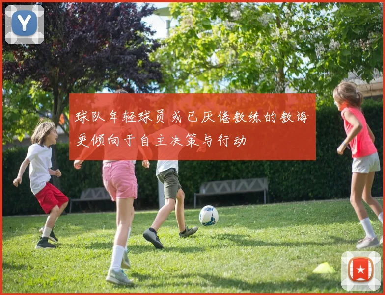 球队年轻球员或已厌倦教练的教诲更倾向于自主决策与行动